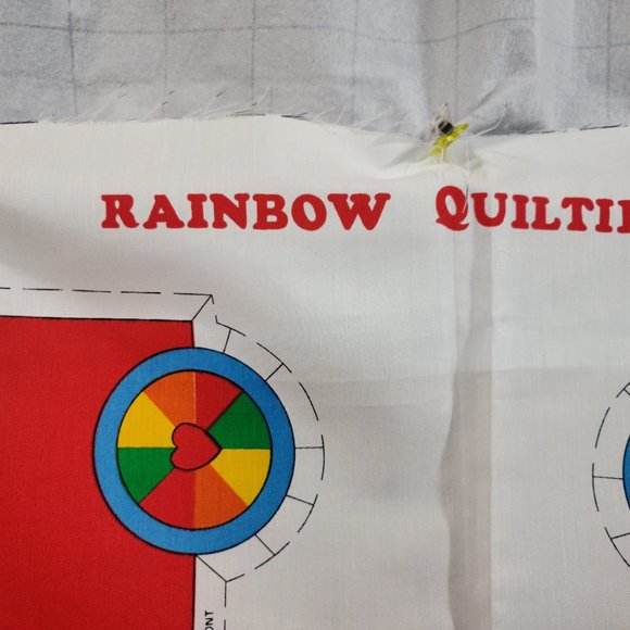 Rainbow Quilties Ranibow Railroad Craft Panel x2 Cut&Sew - Picture 2 of 12